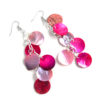 Rose Quartz Mythical Scale Earrings