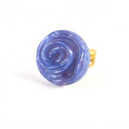 Blue Rose Ring by Wilde Designs