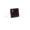 Keyboard Letter F Key Ring by Wilde Designs B Key Ring by Wilde Designs