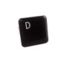 Keyboard Letter D Key Ring by Wilde Designs B Key Ring by Wilde Designs