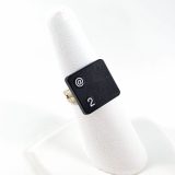 Adjustable Upcycled Keyboard Rings Number Two by Wilde Designs