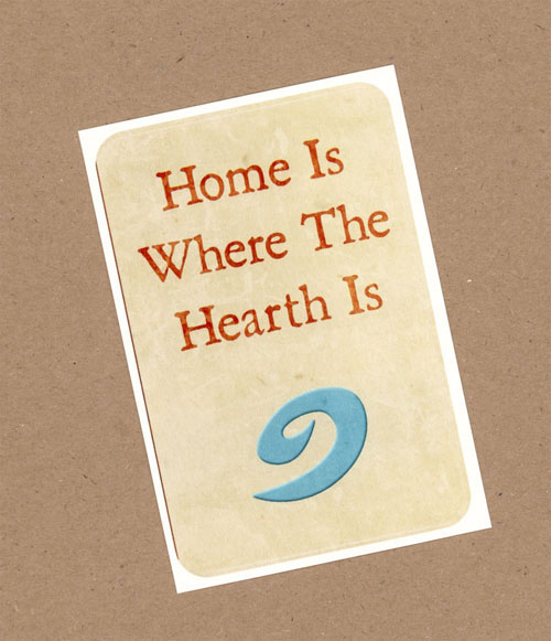 Home is Where The Hearth Is Sticker by Wilde Designs