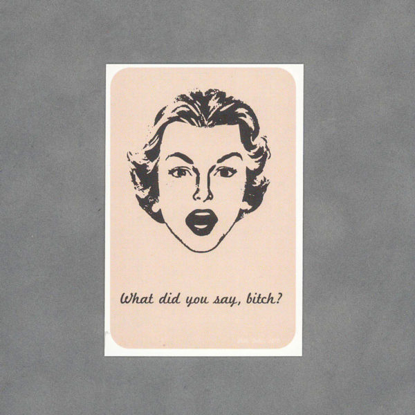 Retro Bitch Sticker by Wilde Designs