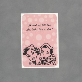 Retro Slut Sticker by Wilde Designs