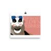 top secret clown business poster by wilde designs