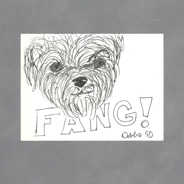 Fang Art Card by Wilde Designs