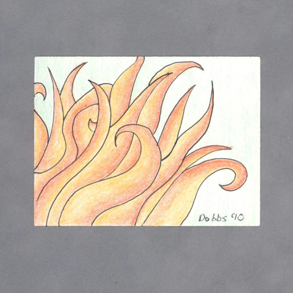 Fire Art Card By Wilde Designs