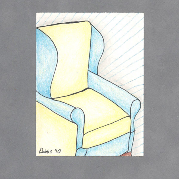 Grandmadas Chair Art Card By Wilde Designs