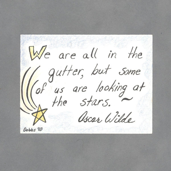Look at the Stars Art Card by Wilde Designs