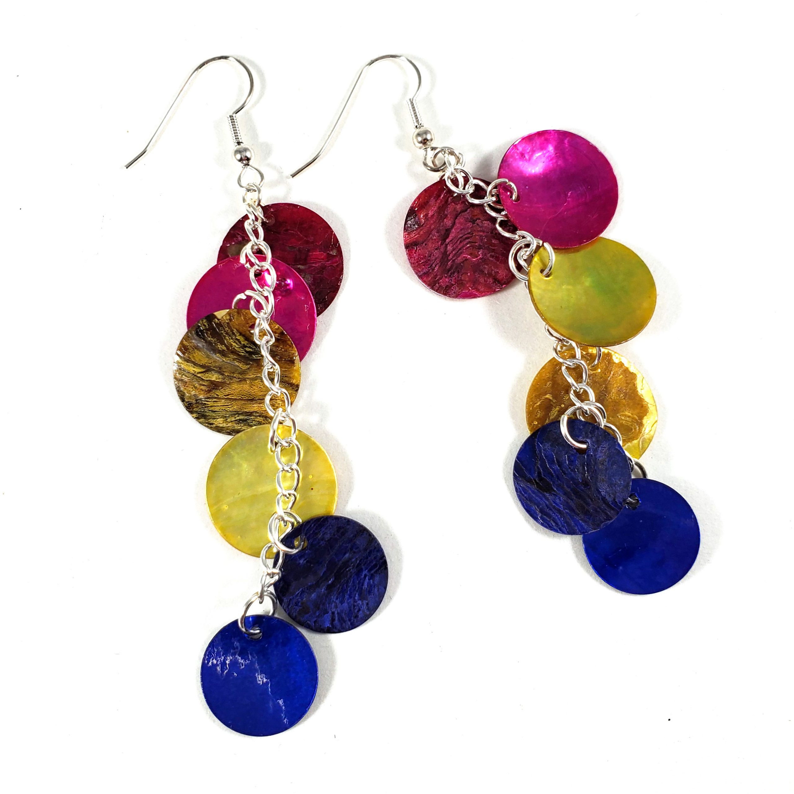 Love Wins Pan Pride Mythical Scale Earrings by Wilde Designs