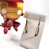 Team Tony Geeky Character Earrings by Wilde Designs