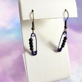 Team Clint Geeky Safety Pin Earrings by Wilde Designs