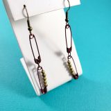 Team Tony Geeky Safety Pin Earrings by Wilde Designs