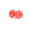 Coral Button Earrings by Wilde Designs