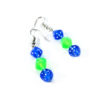 Gamer Gear Dice Earrings in Blue and Green