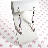 Pastel Safety Pin Earrings by Wilde Designs