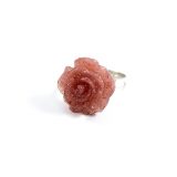 Dusky Pink Rose Ring by Wilde Designs