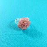Dusky Pink Rose Ring by Wilde Designs