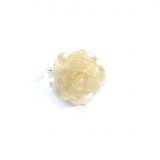 Milky White Rose Ring by Wilde Designs