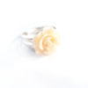 Kawaii Rose Ring by Wilde Designs in Pale Yellow