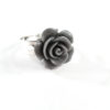 Kawaii Rose Ring by Wilde Designs in Gray