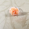 Pale Peach Kawaii Rose Ring by Wilde Designs