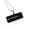 Backspace Upcycled Keyboard Necklace by Wilde Designs