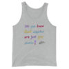 Dolphins are Just Gay Sharks tank top by Wilde Designs