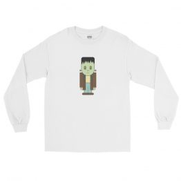 Kawaii Frankenstein's Monster Long Sleeve tshirt by Wilde Designs
