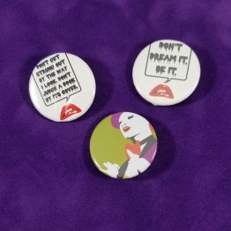 Rocky Horror button set by Wilde Designs