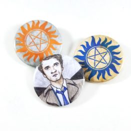 Supernatural Button Set by Wilde Designs