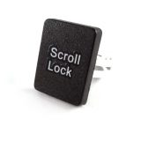 Scroll Lock Adjustable Upcycled Keyboard Ring by Wilde Designs