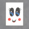 Kawaii Face Art Card by Wilde Designs