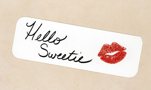Hello Sweetie Bookmark by Wilde Designs