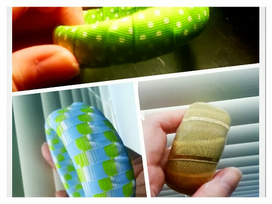 DIY Ribbon Bangle Bracelet by Wilde Designs