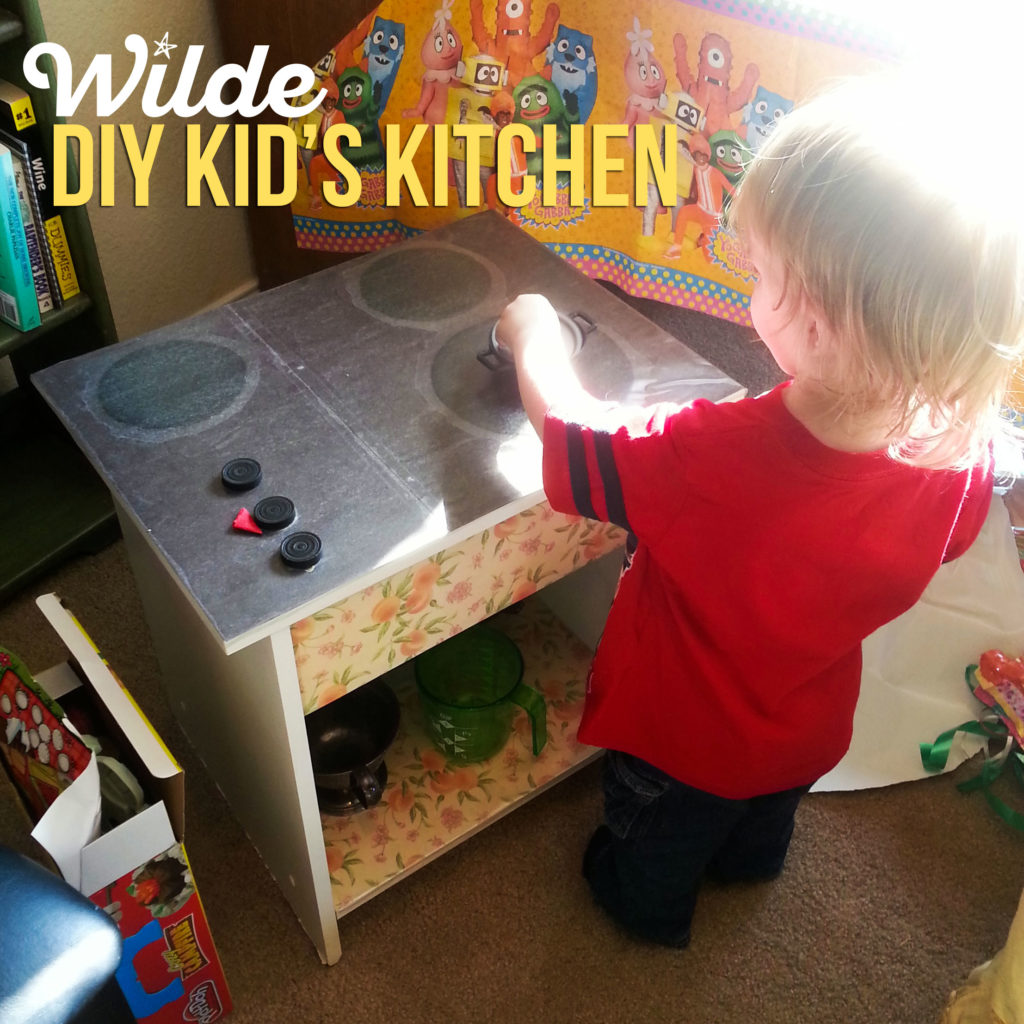 DIY Kid's Kitchen by WIlde Designs