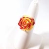 Paint Them Red Kawaii Rose Ring in Cream by Wilde Designs
