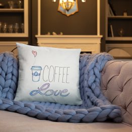 Coffee Love Pillow by WIlde Designs