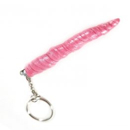 Pearly Pink Severed Unicorn Horn Keychain by Wilde Designs
