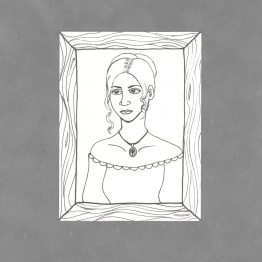 Portrait of a Lady Art Card by Wilde Designs