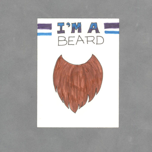 I'm a Beard Art Card by Wilde Designs