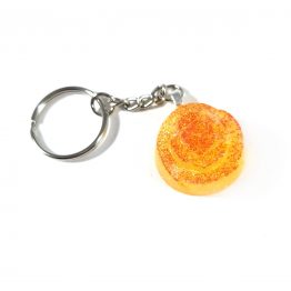 Yellow Rose of Texas Resin Keychain by Wilde Designs