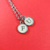FU Humorous Necklace in Drop Caps by Wilde Designs