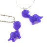 Jurassic Cutie Dinosaur Resin Necklaces by Wilde Designs