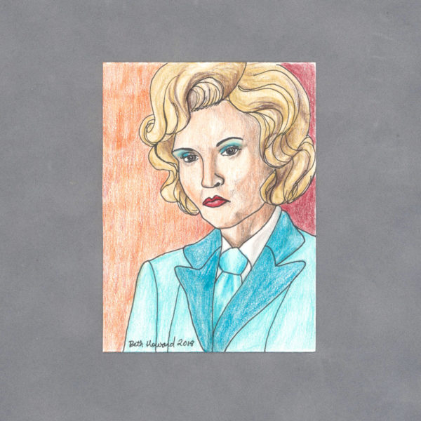 Elsa Mars Art Card by Wilde Designs
