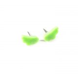 Glow in the Dark Green Cherub Earrings by Wilde Designs