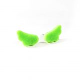 Glow in the Dark Green Cherub Earrings by Wilde Designs