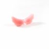 Cherub Angel Wing Earrings in Glow in the Dark Pink by Wilde Designs