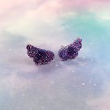 Cherub Angel Wing Earrings in Galaxy by Wilde Designs