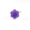 Pretty Purple Flower Resin Ring by Wilde Designs